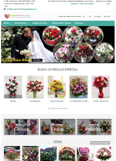 Flower Shop Ecommerce store