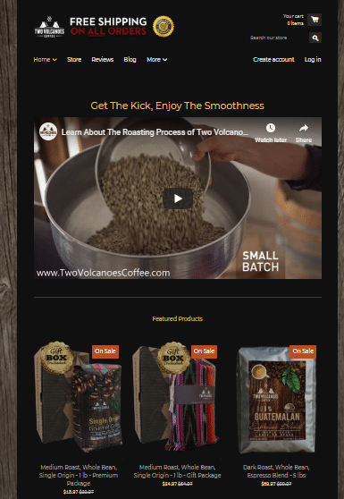 Coffee Ecommerce website